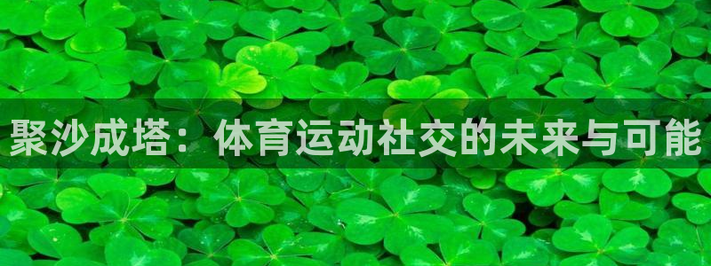 球速体育：聚沙成塔：体育运动社交的未来与可能